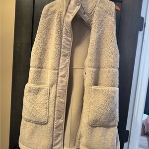 Zella Tan Sherpa Vest